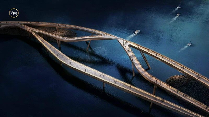 Cầu "Hôn" mang cảm hứng về những câu chuyện tình